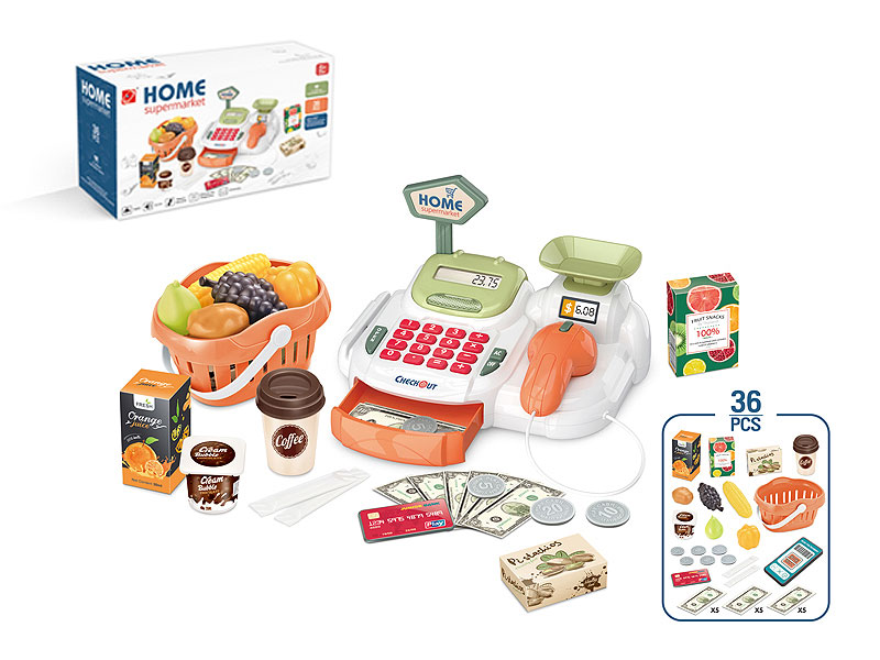 Cash Register Set W/L_S toys