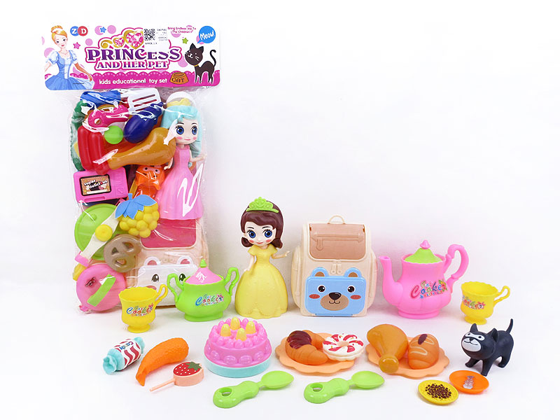 Kitchen Set & Princess(2S) toys