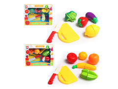 Cut Fruit & Vegetable Set(2S) toys