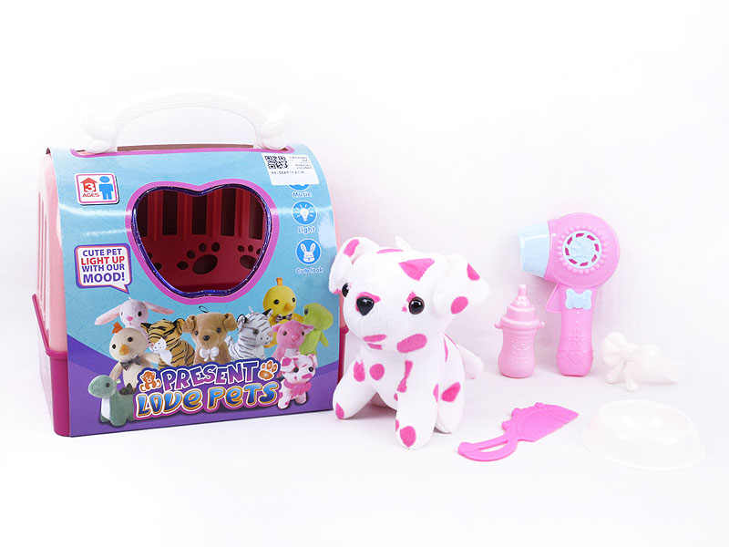 Cute Pet House Set W/L_M(2C) toys