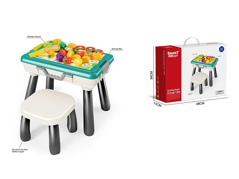 Cutting Food Storage Table toys