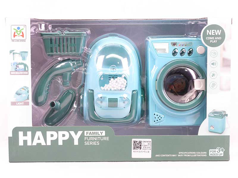 B/O Washer & Vacuum Cleaner toys