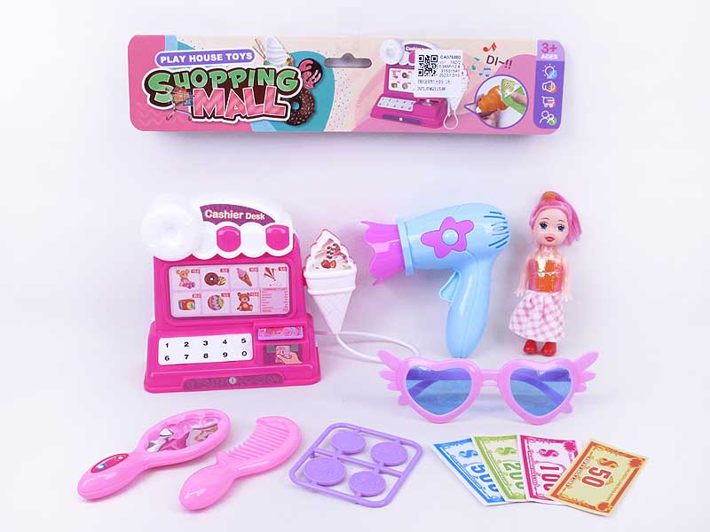 Cash Register Set W/L_M(2C) toys