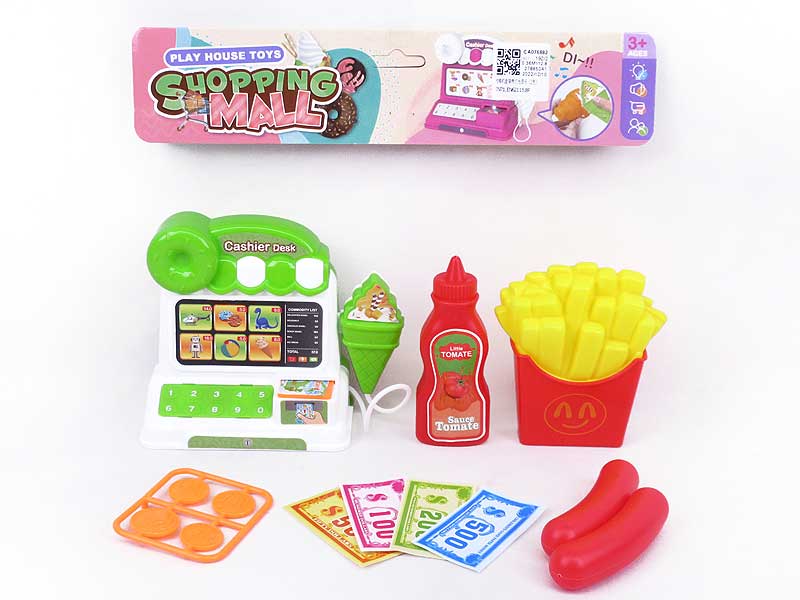 Cash Register Set W/L_M(2C) toys