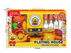 Kitchen Set W/L_S toys