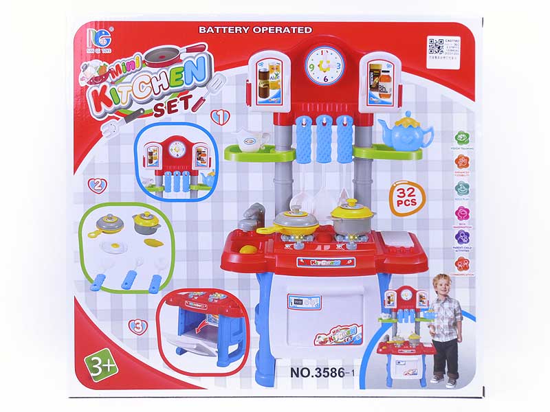 Kitchen Set W/L_M toys