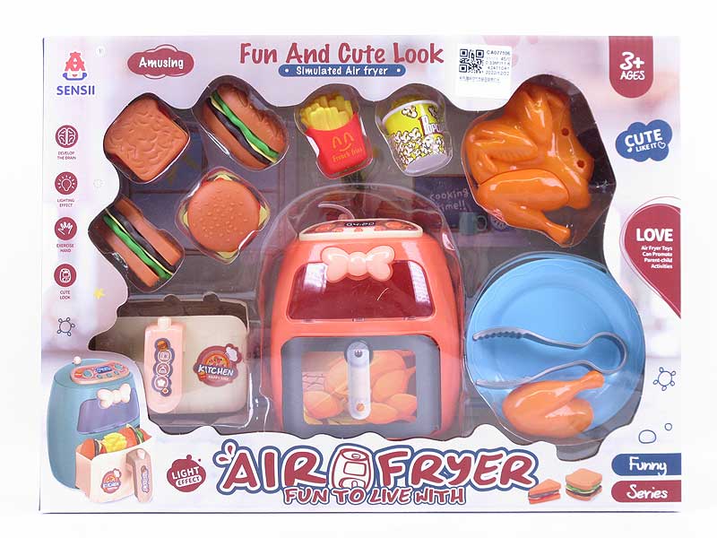 Air Fryer Set W/L toys