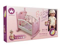 Baby Bed & 16inch Moppet W/S