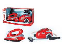 Electric Iron W/L_S & Vacuum Cleaner W/L toys