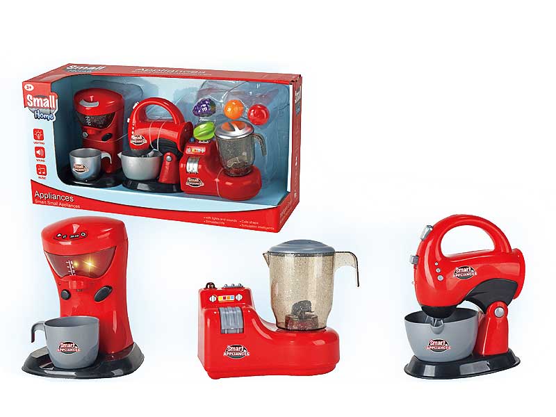 Coffee Maker W//L_S & Blender W/L & Juice Machine W/L toys