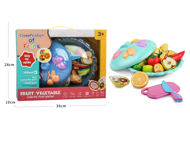 Fruit And Vegetable Plate Set toys