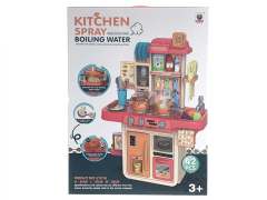 Kitchen Set W/L_S toys