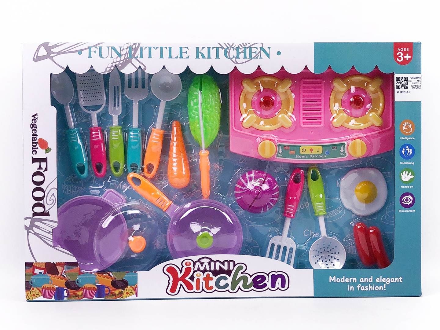 Kitchen Set W/L_S toys