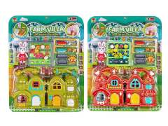 Farm Villa Set(2C) toys