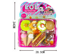 Hamburger Hot Dog Ice Cream Set