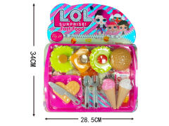 Hamburger Ice Cream Waffle Set toys