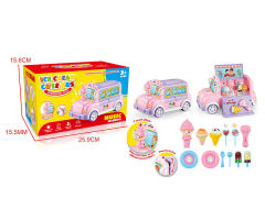 Ice Cream And Ice Cream Tableware Storage Truck toys