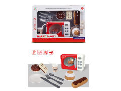 B/O Micro-Wave Oven Set W/L toys