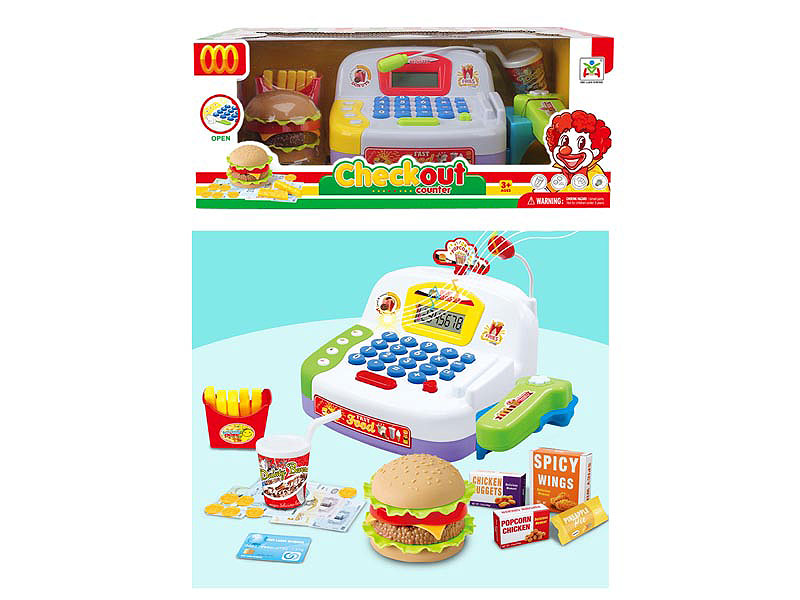 Cash Register Set W/L_S toys