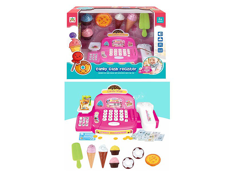 Cash Register Set W/L_S toys