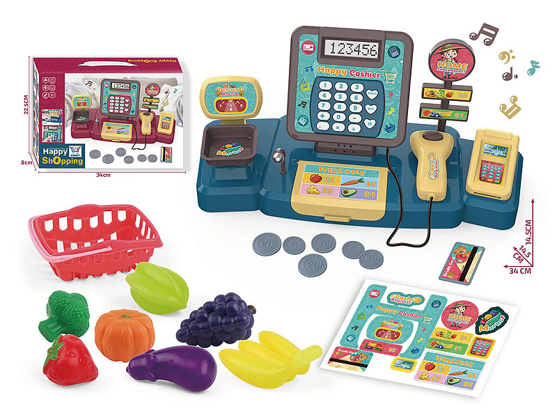 Vegetable Cash Register(2C) toys