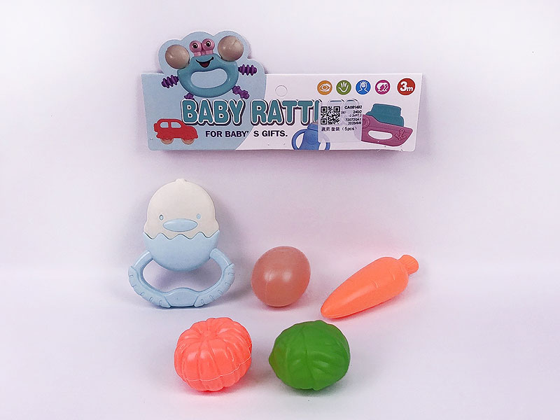 Vegetable & Rock Bell toys