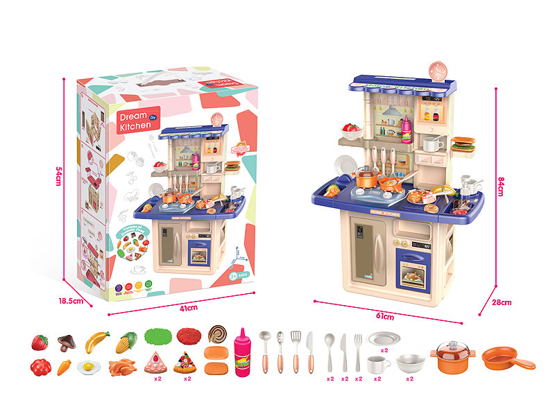 Water Kitchen Set W/L_S toys