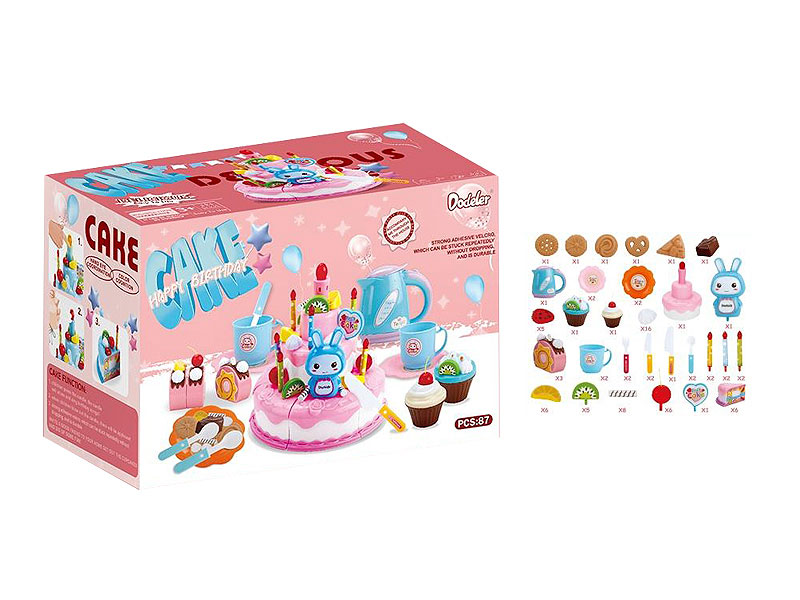 Cake Set(87PCS) toys