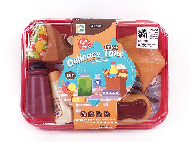 Food Burger Afternoon Tea Set toys