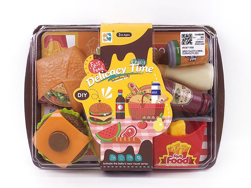 Food Burger Afternoon Tea Set toys