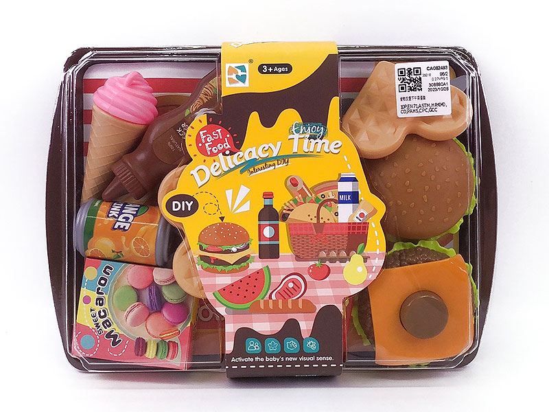 Food Burger Afternoon Tea Set toys