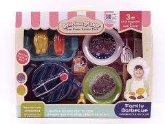 Electric Oven Set W/L_S toys