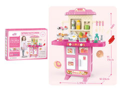 Spray Kitchen Set W/L_S toys