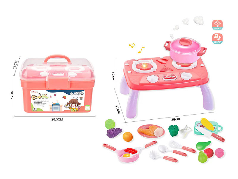 Kitchen Set W/L_S toys