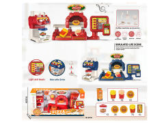 Cash Register Supermarket Set W/L_M(2C) toys