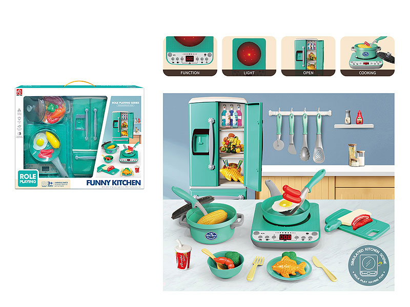 Kitchen Set W/L_S toys