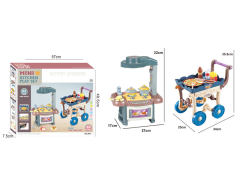 Kitchen Set & Pizza Cart toys