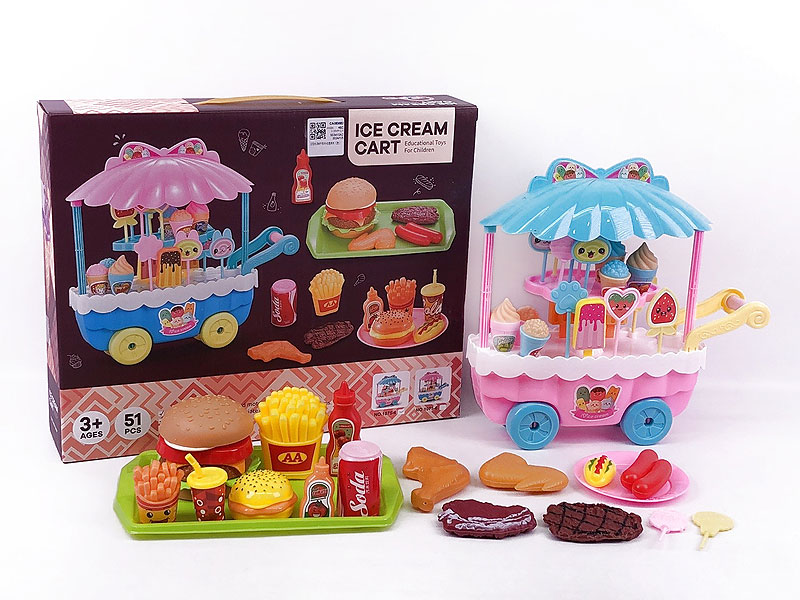 Icecream Car & Hamburg Barbecue(2C) toys