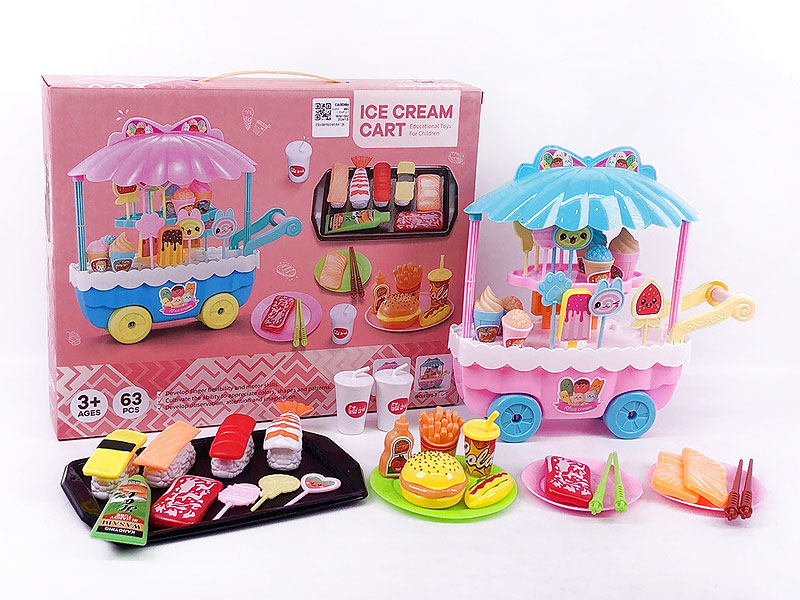 Icecream Car & Sushi Barbecue(2C) toys