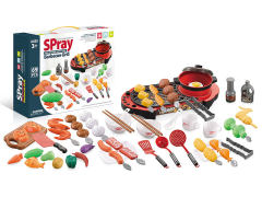 Spray Double-Flavor Hot Pot Barbecue Oven W/L_S toys