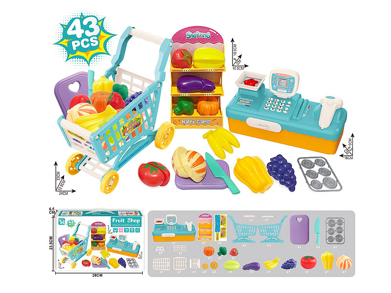 Cash Register Fruit Set toys