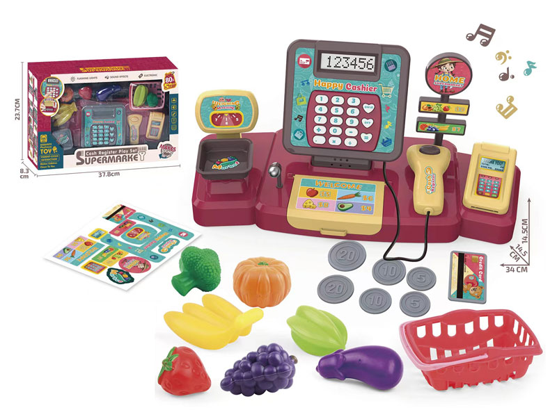 Cash Register Fruit Set toys