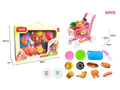 Shopping Car & Food(2C) toys