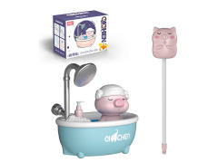 Bathtub Flower Shower Pig(2C)