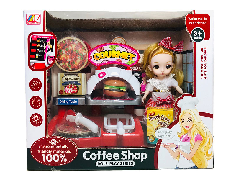 Pizza Set & Doll toys