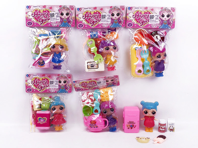 Kitchen Set & Cleaning Set(6S) toys
