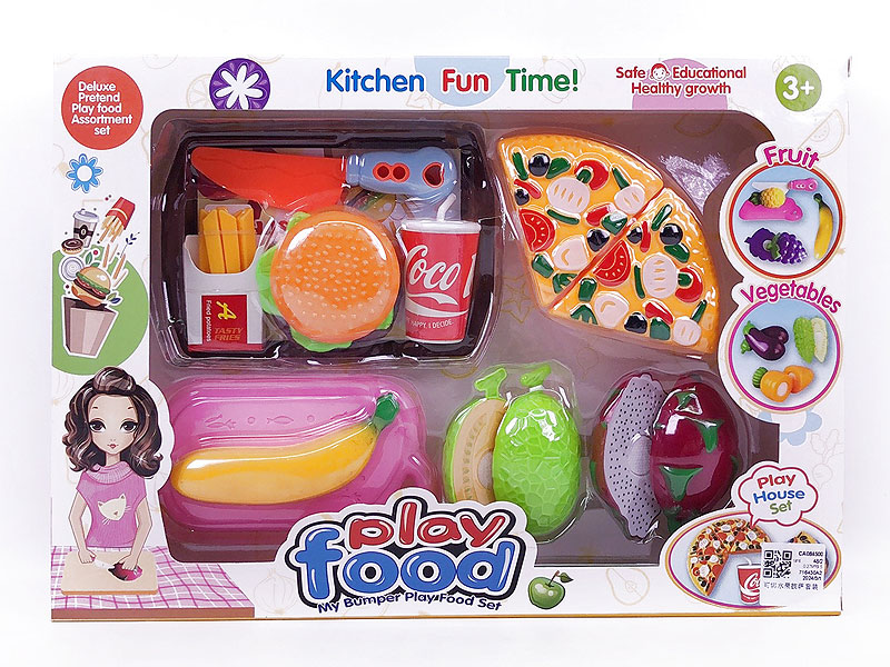 Cut Fruit Pizza Set toys