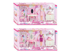 Beauty Collection Delight & 11.5inch Solid Body Doll(2C)