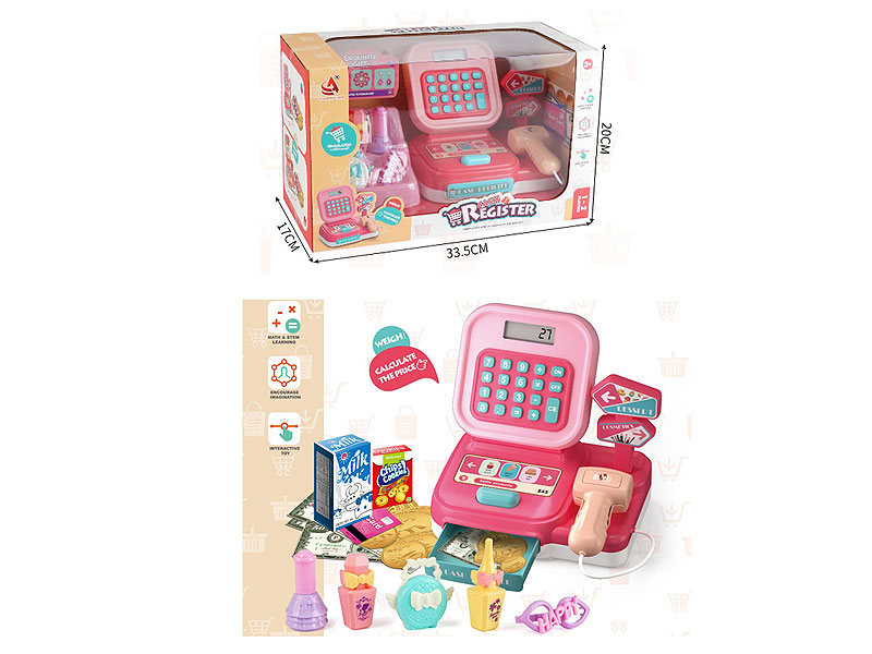 Cash Register Set W/L_S toys