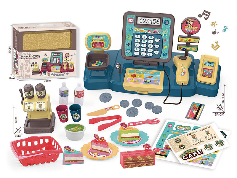 Cash Register Cake Set toys